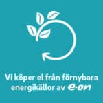 Vi köper el från förnybara energikällor av eon